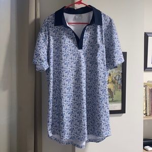 BYLT Hawaiian polo